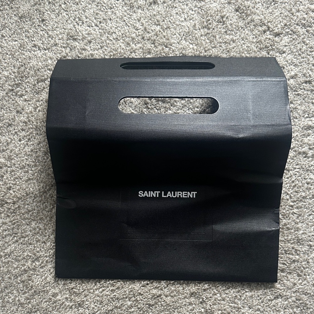 Saint Laurent Elegant Black Shopper